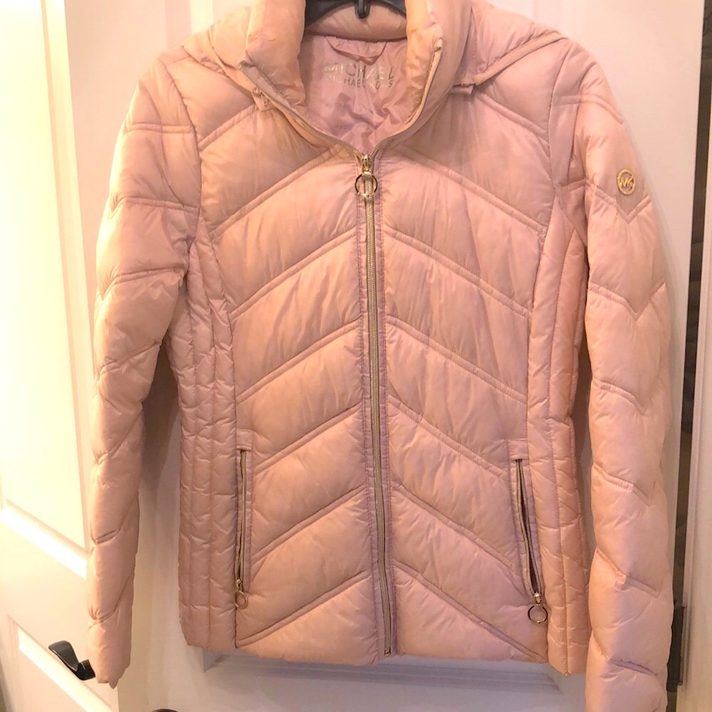 Michael Kors packable down fill jacket